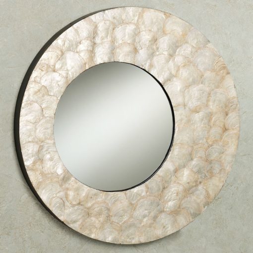 Seashell capiz mirror