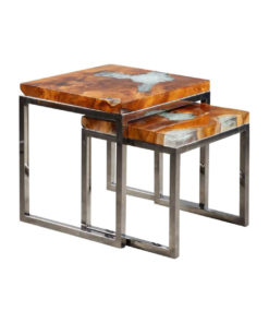 Resin wood nasting side table