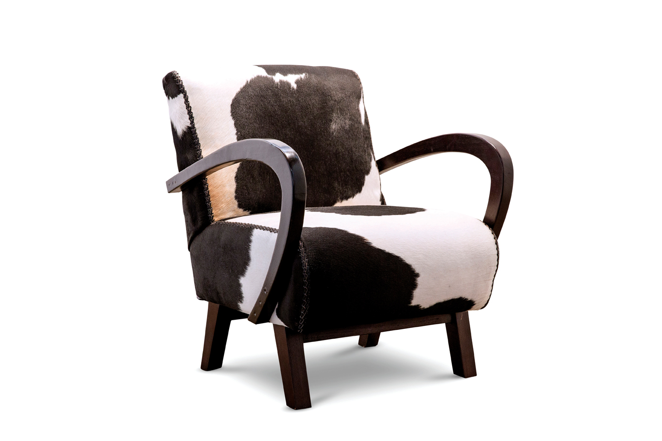 Santorini Cowhide Arm Chair Surya Java Furnindo Cv