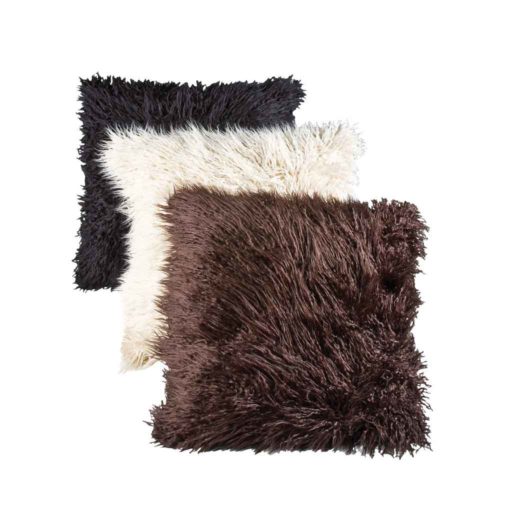 Synthetic fur pillow