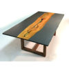Resin wood dining table