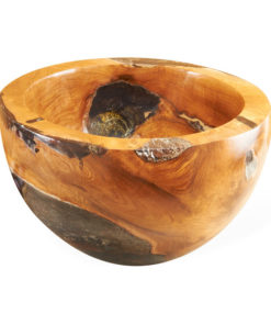 Resin wood bowl